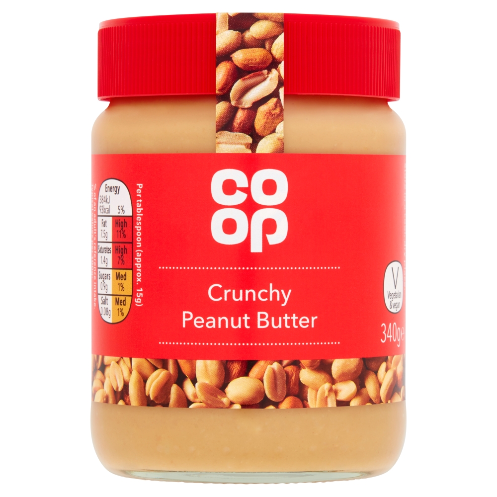 Co-op Crunchy Peanut Butter 340g